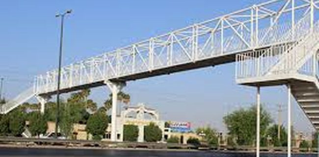 افتتاح پل عابر پیاده جدید در رشت افتتاح پل عابر پیاده جدید در رشت