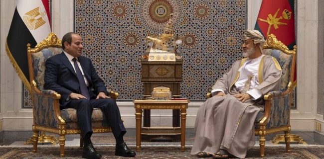 السیسی در دیدار با سلطان عمان درباره ایران رایزنی کرد السیسی در دیدار با سلطان عمان درباره ایران رایزنی کرد